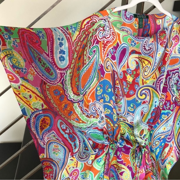 Ralph Lauren paisley silk top - Picture 4 of 4